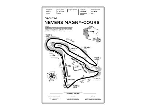 Circuit de Nevers Magny-Cours Art Print