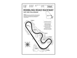 Roebling Road Raceway Wood Mural