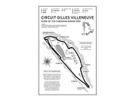 Circuit Gilles Villeneuve Art Print