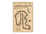 Thunderhill Raceway Park Wood Mural