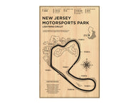 New Jersey Motorsports Park - Lightning Wood Mural