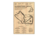 Silverstone Circuit Wood Mural