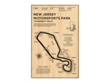 New Jersey Motorsports Park - Thunderbolt Wood Mural