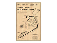 Summit Point Motorsports Park Wood Mural