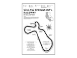Willow Springs Int'l Raceway - Big Willow Wood Mural