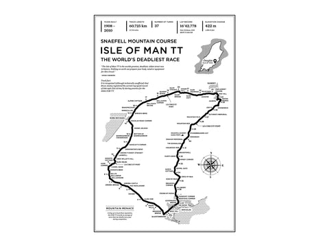 Isle of Man TT Art Print