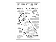 Le Mans Circuit de la Sarthe Art Print