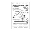 Sebring International Raceway Wood Mural