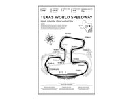 Texas World Speedway Art Print