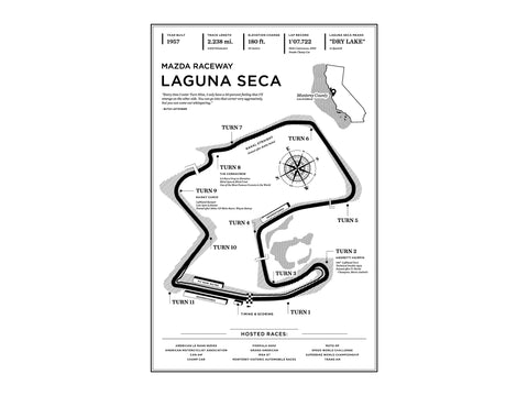Laguna Seca Art Print