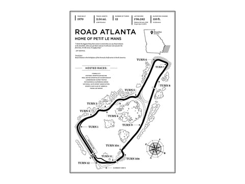 Road Atlanta Art Print