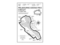 Melbourne Grand Prix Circuit Art Print