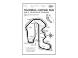 Thunderhill Raceway Park Wood Mural