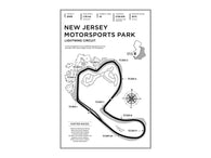 New Jersey Motorsports Park - Lightning Art Print