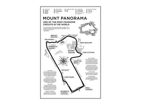 Mount Panorama Circuit Art Print